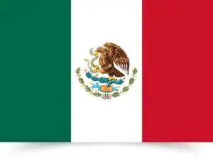 Gambar mini bendera Meksiko