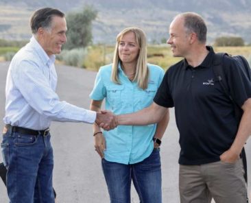 Utah Legislators shaking hands