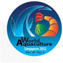 Logotipo de la Exposición Mundial de Acuicultura Singapur 2022