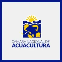 Logo CNA Acuacultura di dalam kotak bergaris biru